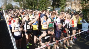 On the start line ready for the 2014 race