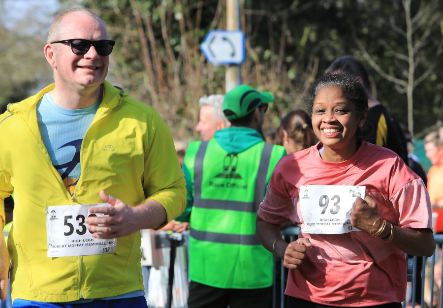 High Legh 10K race participants